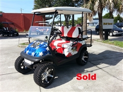 Club Precedent Electric Custom American Eagle Golf Cart