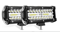 Dual 6.5 inch LED Dual Beam Utility Light Bar