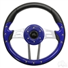 13" Aviator 4 Blue Steering Wheel