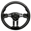 13" Aviator 5 Black Steering Wheel