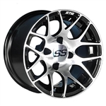 14x7 GTW Machined/Black Pursuit Wheel