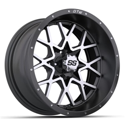 14x7 GTW Vortex Matte Grey Wheel