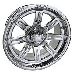 14x6 Centered Vegas Chrome Finish Wheel