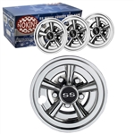 8 Inch SS Chrome Wheel Cover Golf Cart Hub Cap