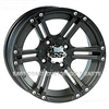 12x7 ITP SS 212 Black Golf Cart Wheel