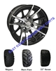 12x7 RX101 12 Spoke Wheel with Your Choice of Lifted Tire