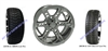 14x7 RX264 Chrome Wheel and Low Profile Tire