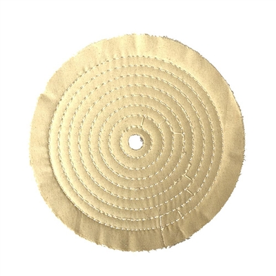 1/2" Arbor X 8" Diameter Muslin Buffing Wheel