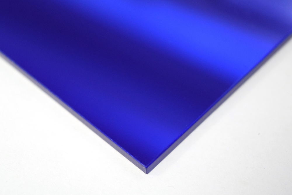 1/8 X 24 X 48 Blue #2424 Acrylic Mirror Sheet