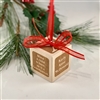 Christmas Ornament Personalized - Grandparent Block