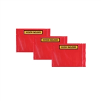 Red 165 Invoice enclosed envelopes - Sel Grip - 165mm x 115mm - 1000 per pack