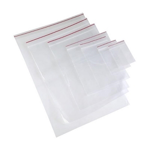 Resealable Press Seal Bags 100 x 150 x 40um, Zip Lock Bags, Zipper Bag