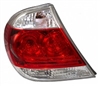 2005-2006 TOYOTA CAMRY LX/XLE TAIL LAMP ASSEMBLY W/CHROME TRIM LH (DRIVER)