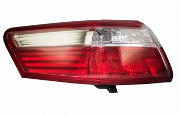 2007-2009 TOYOTA CAMRY TAIL LAMP UNIT QUARTER MOUNTED LH EXC HYBRID (DRIVER)