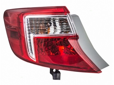 2012-2014 TOYOTA CAMRY TAIL LAMP ASSEMBLY QUARTER MOUNTED LH	(DRIVER)
