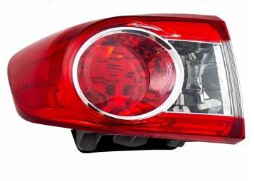 2011-2013 TOYOTA COROLLA TAIL LAMP UNIT QUARTER MOUNTED LH (DRIVER)