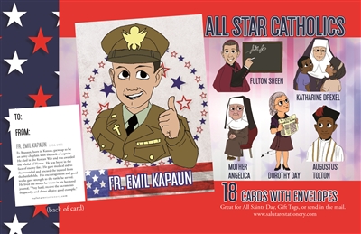 All Star Catholics Patriotic Cards for Kids