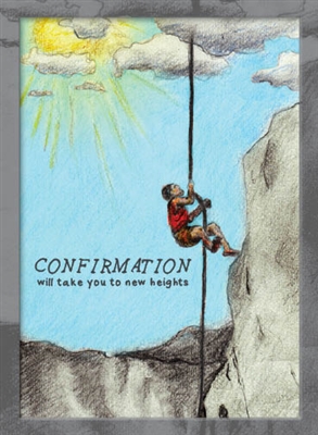 Confirmation Rock climber