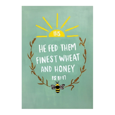 Gift of Finest Wheat First Communion Card
