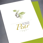 Anniversary  " Perfect Pear "  AN06 Greeting Card