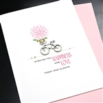 Anniversary  " Bicycle "  AN40 Greeting Card