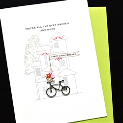 Anniversary  " Ever Wanted "  AN55 Greeting Card