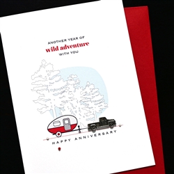 Anniversary  " Wild Adventure "  AN58 Greeting Card