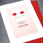 Anniversary / Equality  " Red Lips "  ANEQ02 Greeting Card