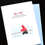 Anniversary / Equality  " Mr & Mr "  ANEQ08 Greeting Card