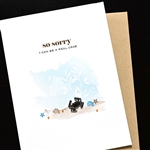 Apology " Real Crab  "  AP13 Greeting Card