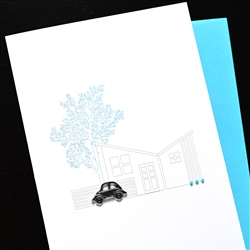 Blanks " Car "  BB08  Greeting Card