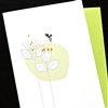 Blanks " Bee / Green "  BB11  Greeting Card