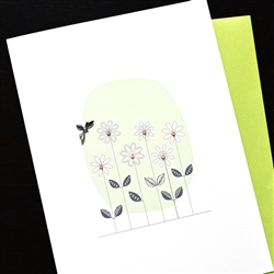 Blanks " Daisies "  BB21 Greeting Card