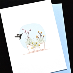 Blanks " Hummingbird "  BB33  Greeting Card