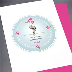 Birthday " Flamingo "  BD138 Greeting Card