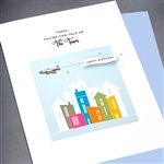 Birthday  " The Town "  BD173 Greeting Card