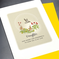 Birthday " Daugther "  BD274 Greeting Card