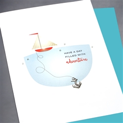 Birthday  " Sailboat "  BD282 Greeting Card