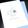 Birthday  " Sparkle / Starfish "  BD566 Greeting Card