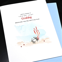 Birthday  " Crabby "  BD577 Greeting Card