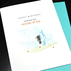 Birthday  " Ocean Of Joy "  BD584 Greeting Card
