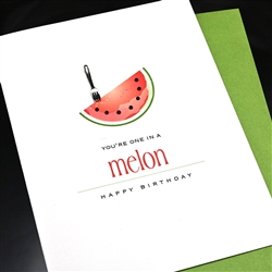 Birthday  " Melon "  BD588 Greeting Card