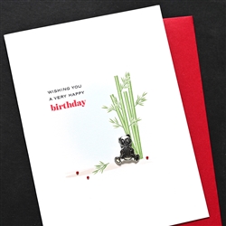 Birthday  " Panda "  BD652 Greeting Card