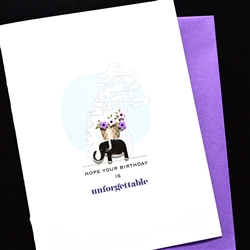 Birthday  " Unforgettable "  BD694 Greeting Card