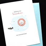 Birthday  " Sending Sunshine "  BD696 Greeting Card