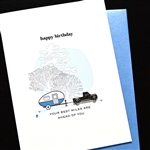 Birthday  " Truck & Trailer "  BD699 Greeting Card