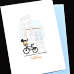 Birthday  " Black Cat "  BD703 Greeting Card