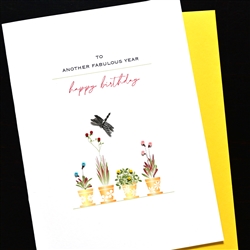 Birthday  " Fabulous Year "  BD736 Greeting Card