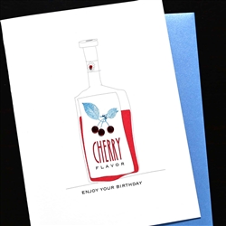 Birthday  " Cherry Flavor "  BD749 Greeting Card