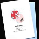 Birthday  " Sending Birthday Love "  BD757 Greeting Card